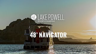 The 48 Navigator Houseboat Operating Video Lake Powell [upl. by Asteria]