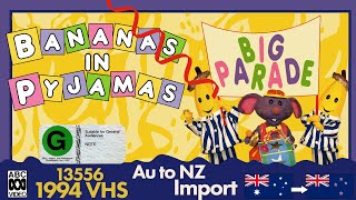 Bananas in Pyjamas Big Parade ABCV14476  1994 VHS  AU to NZ Import [upl. by Reviel]