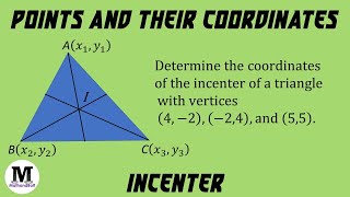 12  Points And Their Coordinates  Centroid of a Triangle  Worked Out Problem [upl. by Golda]