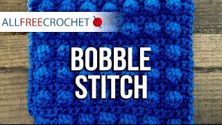 Bobble Stitch LeftHanded Tutorial [upl. by Ettenirt918]