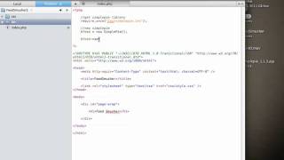 Screencast 55 Adding RSS Content with SimplePie [upl. by Charlene323]