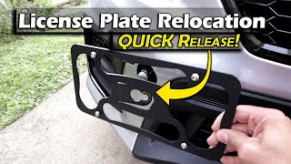 WRX  STI License Plate Relocation  CravenSpeed Platypus Mount Review [upl. by Jarrid652]