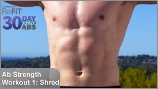 Ab Strength Workout 1 Shred  30 DAY 6 PACK ABS [upl. by Eerehs874]