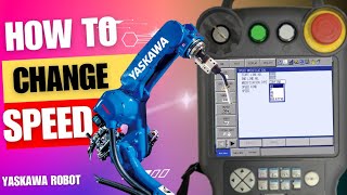 How to Change Speed In Yaskawa Robot Programing Yaskawa Panasonic ABB Kuka Fanuc Robot Programing [upl. by Eimmis]