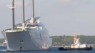 Die größte Segelyacht der Welt quotSailing Yacht Aquot [upl. by Lasorella]