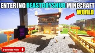 BEASTBOYSHUB MINECRAFT WORLD LINK IN DESCRIPTION [upl. by Aidnic]