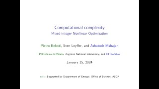 Lecture 5  Computational complexity [upl. by Ahsinrac386]