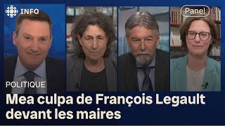 Panel politique  François Legault veut faire la paix avec les maires [upl. by Toney456]