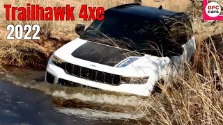 2022 Jeep Grand Cherokee Trailhawk 4xe in White [upl. by Anoo]