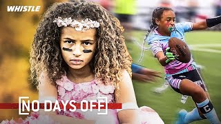 10YearOld FASTEST Female Football Prodigy 🔥 [upl. by Raine427]