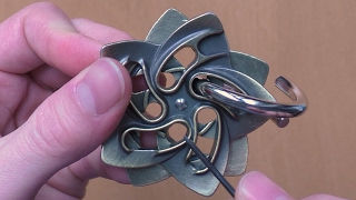 E14  SOLUTION  Helix by Hanayama Cast Puzzles [upl. by Emirak]