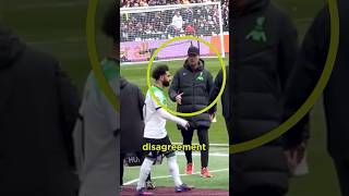 Klopp and Salah argument 😬 [upl. by Blunk]