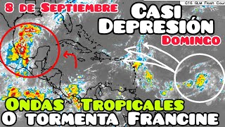 Depresión o tormenta Francine cerca de formarse Onda tropical hacia el Caribe o cerca [upl. by Bethanne]