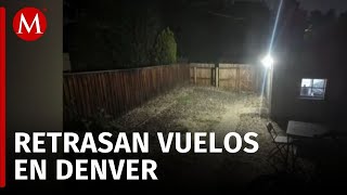 Intensas granizadas impactan al estado de Denver Estados Unidos [upl. by Cairns]