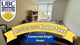 UBC Totem Park Hemlesem Room Tour  UBC ConnectedSingle Dorm [upl. by Botnick]