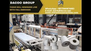 Maxi Jumbo Roll Toilet Paper Roll JRT Hand Towel Roll Machine Production Line [upl. by Wanda438]