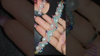 How to make Ocean wave bracelet with beads for beginners Full tutorial in my channel Lyndiy16 [upl. by Rhpotsirhc967]