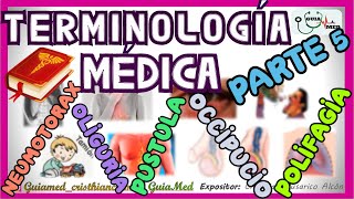 TERMINOLOGÍA MÉDICA PARTE 5  GuiaMed [upl. by Haisoj]