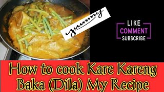 How to cook Kare Kareng Baka Dila My Recipe [upl. by Anaiad411]