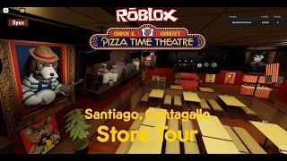 ROBLOX Chuck E Cheeses Pizza Time Theatre  Santiago Cantagallo Store Tour [upl. by Fidelia]