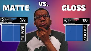 Which Sleeves Are Better Matte or Gloss  UltraPro MTG Gaming Sleeves Game Supplies sponsored [upl. by Lavena]