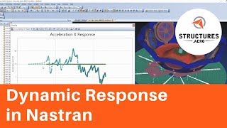 Frequency Response and Random Response Dynamic Response in Nastran [upl. by Aitak736]