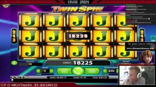 Twin spin  Big win  full screen  netent slot [upl. by Kathie]