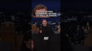 How HAYDEN CHRISTENSEN celebrated being hired for the role of Anakin Skywalker [upl. by Burn762]