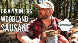 Exploring the woods with my dog  Fungus plants and a British ration [upl. by Seavey52]