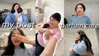 A DAY IN MY POSTPARTUM CARE [upl. by Negrom]