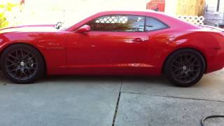 PFADT 125quot drop lowering springs 2012 Camaro with TSW 20quot Nurburgring Matte Gunmetal rims [upl. by Samau864]