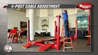 90 Second Know How 4 Post Cable Adjustment [upl. by Jariah948]