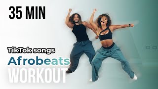 AFROTRENDY DANCE WORKOUT  AMAPIANO  TIKTOK SONGS  FUN CARDIO  35 MINUTES [upl. by Ennaus886]