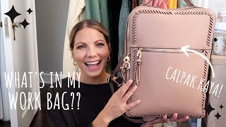 Whats In My Work Bag  Review of CALPAK Kaya Laptop Backpack [upl. by Aital]