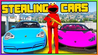 GTA 5  ELMO ROBS CAR DEALERSHIPS [upl. by Nnyltiak]