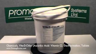 Chemicals Dechlorination VitaDChlor Ascorbic Tablets Description [upl. by Aizitel]