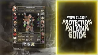 WoW Classic Protection Paladin Guide  Pros amp Cons  Talents  Stats  Gear  Enchants [upl. by Trinatte]