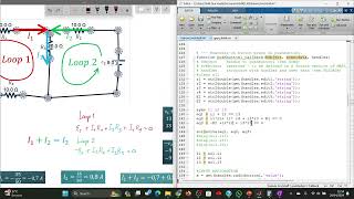 Hukum Kirchoff 2 Loop di GUI MATLAB [upl. by Gnek]