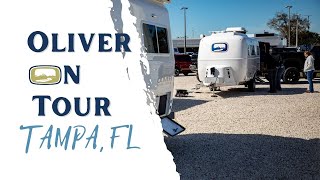 Tampa RV Super Show  Oliver on Tour  Oliver Travel Trailers [upl. by Worthington447]