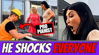 Pro Pianist Pranks GIRLS  Top 15 Reactions [upl. by Moffit]