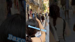 Barcelona walking tour shortsfeed viralvideo shortvideo shorts [upl. by Akima]