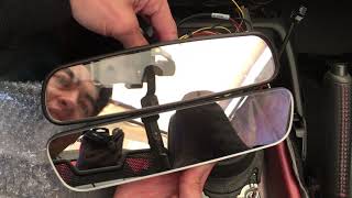 ND Miata Frameless Auto Dim HomeLink rearview mirror wiring install pt1 [upl. by Lindo]