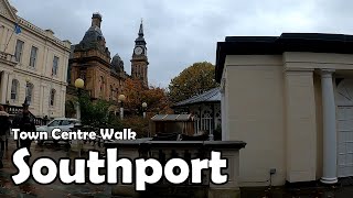 Southport Town Centre Walk  Lets Walk 2020 [upl. by Hailed]