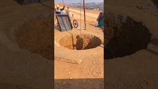 Wonderful process of making holes for piling [upl. by Eynobe595]