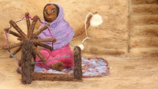 REVOLUTION The History of Hand Spinning ✨ Wool Animation [upl. by Alul]