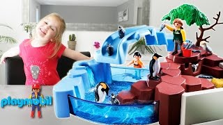 Playmobil Super Set 4013 Bassin des pingouins et Playmobil Micro  Rare  Unboxing [upl. by Yeltrab]