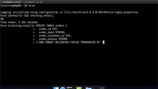 Creating and Describing Hive Tables [upl. by Palila]