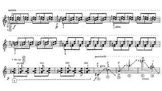 Alberto Ginastera  Sonata for guitar Op 47 Score video [upl. by Adall]