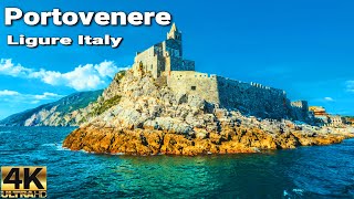 Portovenere Italy Walking Tour  Italian Riviera 4k 60fps [upl. by Nikita189]