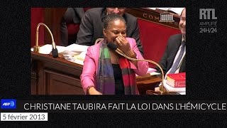 Quand Christiane Taubira faisait le show à lAssemblée nationale  RTL  RTL [upl. by Izabel]